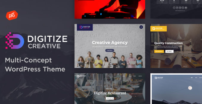 Digitize - Creative Multi-Concept Theme