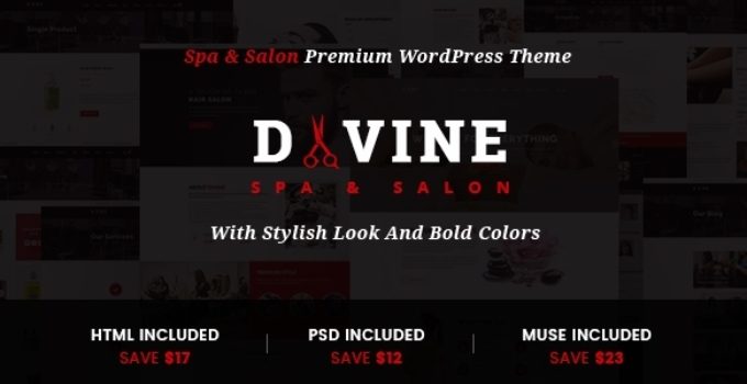 Divine - Salon & Spa WordPress Theme