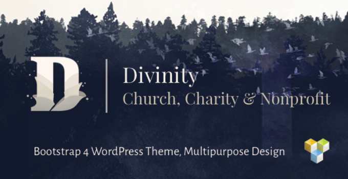 Divinity - Church, Nonprofit, Charity Events & Donations Bootstrap 4 WordPress Theme