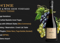 Diwine - Winery & Wine Shop, Vineyard WordPress Theme