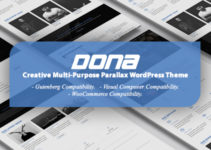 DONA - Creative Multi-Purpose Parallax WordPress Theme