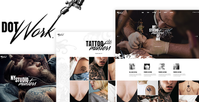 Dotwork - Tattoo Studio and Piercing Shop Theme