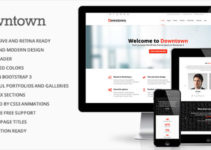 Downtown - WordPress Multi-Purpose Bootstrap Theme