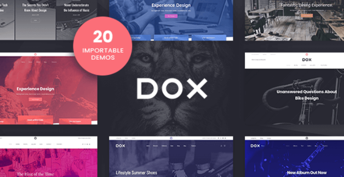 Dox — Creative WordPress Theme