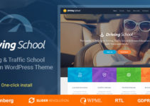 Driving School - Car, Driving & Automobile WordPress Theme