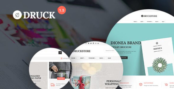 Druck - Print shop WooCommerce WordPress Theme