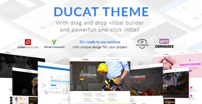 Ducat - Responsive Multi-Purpose WordPress Theme