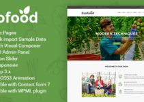 Ecofood - Responsive Organic Store & Farm WordPress Theme