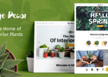 Edge Decor | A Modern Gardening & Landscaping WordPress Theme