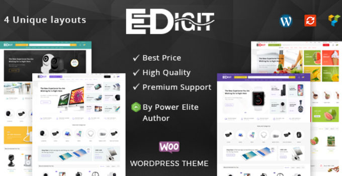 eDigit - Multipurpose WooCommerce Theme