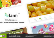 eFarm - A Multipurpose Food & Farm WordPress Theme