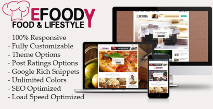 Efoody - Food and Lifestyle WordPress Theme