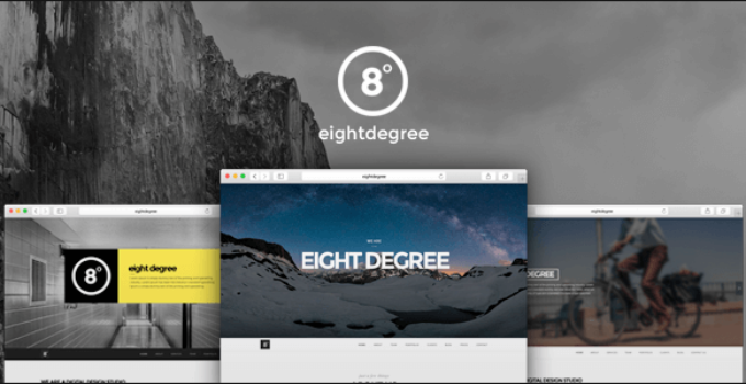 Eight Degree - One Page Parallax Theme
