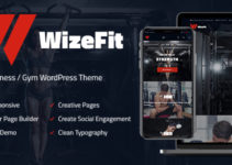 Elementor Gym & Fitness Clubs WordPress Theme - WizeFit