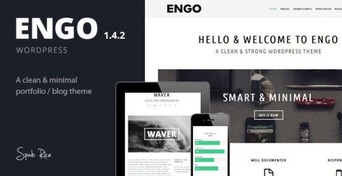 Engo - Smart & Minimal WordPress Theme