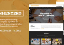 Enhenyero - Engineering/Industrial WordPress Theme