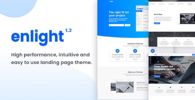 Enlight - Multipurpose Landing Page Theme