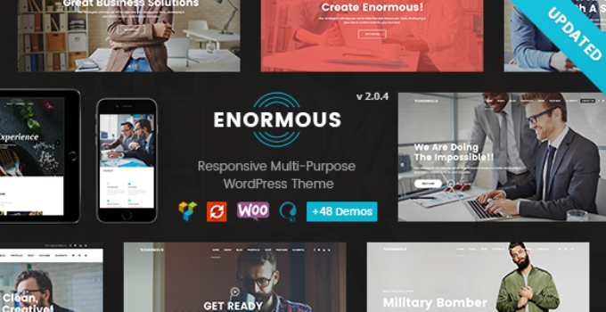 Enormous Business - Responsive Multi-Purpose WordPress Theme