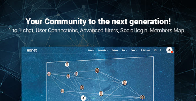Eonet - Responsive Communities & Networks WordPress Theme