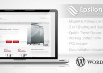 Epsilon - Hosting and Business Wordpress Theme
