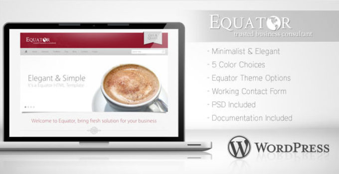 Equator - Minimalist Business Wordpress Theme 5