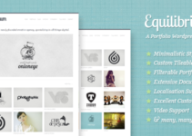 Equilibrium: Clean and Modern WP Portfolio Theme