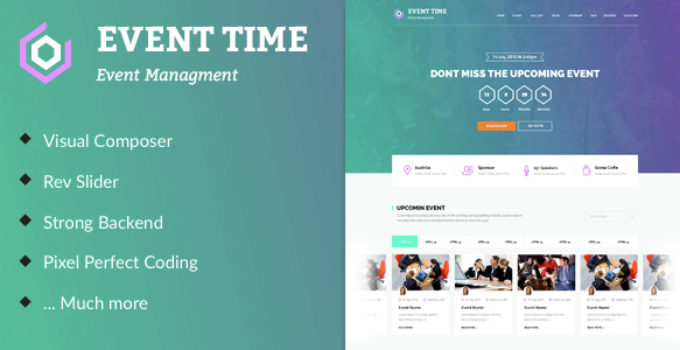 Event Time - Conference & Event WordPress Theme