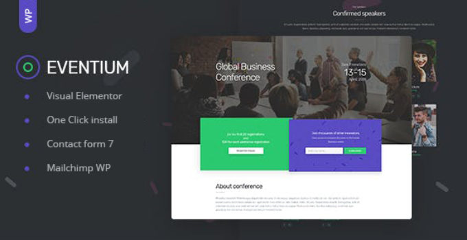 Eventium - Responsive Event WordPress Theme