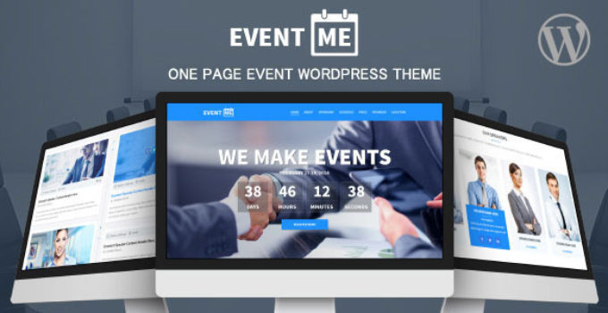 EventMe - Corporate Event Landing Wordpress Theme