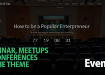 Eventra - Seminar, Meetups & Conferences WordPress Theme
