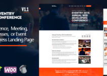 Eventry - Conference Event Landing Page WordPress Theme