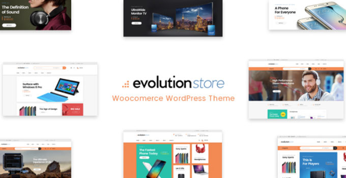 Evolution - WooCommerce Multipurpose WordPress Theme
