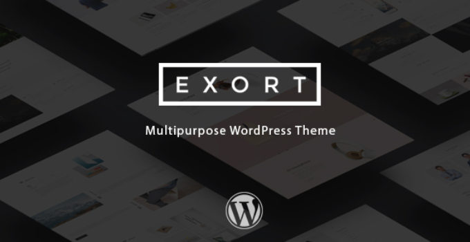 Exort - Responsive Multi-Purpose WordPress Theme