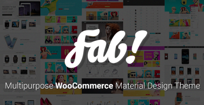 FAB! - Material Design WooCommerce WordPress Theme