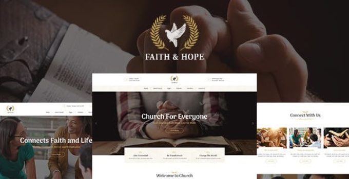 Faith & Hope | A Modern Church & Religion WordPress Theme