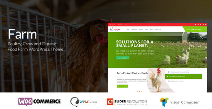 Farm - Poultry & Crow Farm WordPress Theme