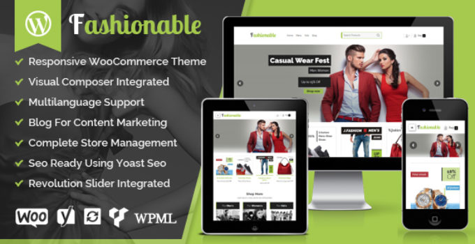 Fashionable - Creative Fashion WooCommerce WordPress Theme