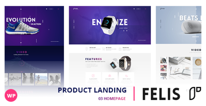 Felis - WordPress Product Landing Page
