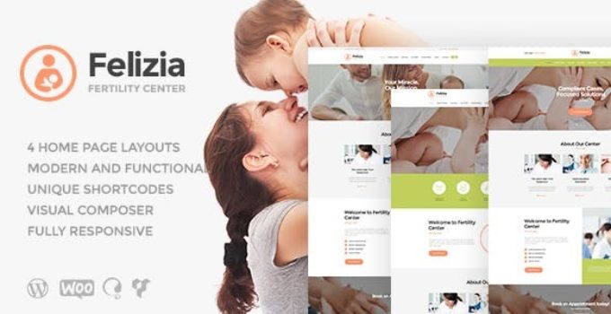 Felizia | Fertility Center & Medical WordPress Theme