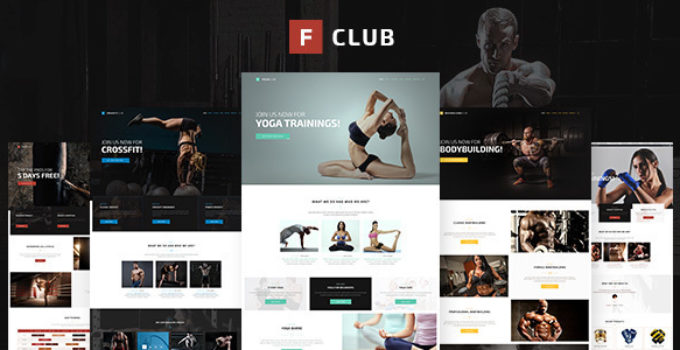 FightClub - Premium Crossfit Mma Bodybuilding Fitness & Yoga WP Theme