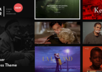FilmMaker WordPress Theme: Film Studio - Movie Production - Video Blogger - Creative Agency