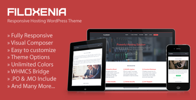 Filoxenia - WordPress Hosting Theme + WHMCS