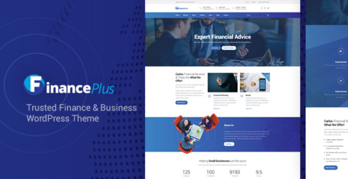 Finance Plus - Finance and Finance Business WordPress Theme