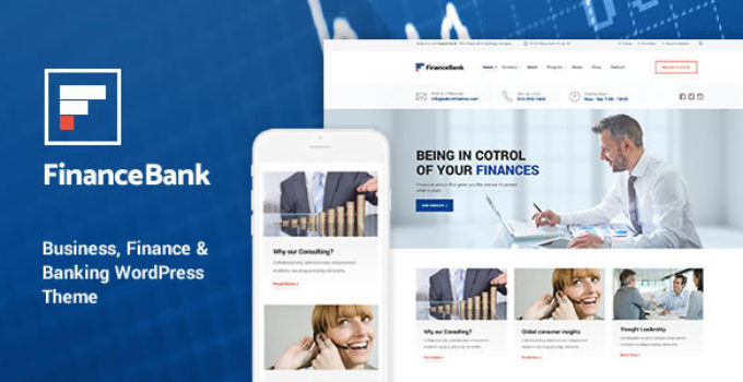 FinanceBank - Business, Finance & Banking WordPress Theme