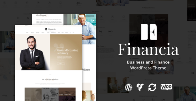 Financia - Business and Finance WordPress Theme