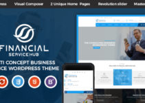 Financial Business Hub Corporate WordPress Theme - RTL