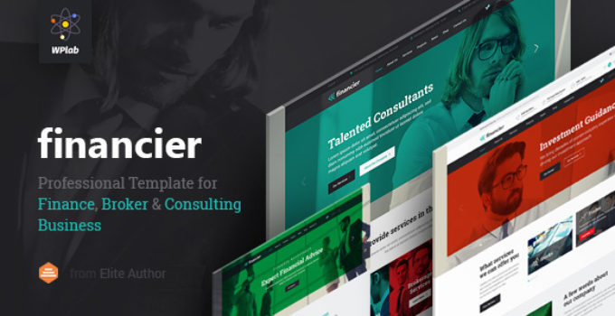 Financier - Finance, Consulting, Broker, Business, Multipurpose WordPress Theme with RTL support