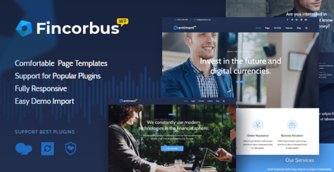 Fincorbus - Finance Corporate WordPress Theme