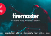 Firemaster - A Creative Music WordPress Theme