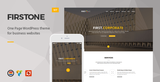 FirstOne – Responsive OnePage WordPress Theme